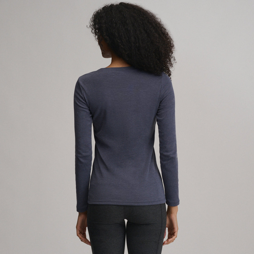 Women's Fav Long Sleeve Crew Neck Tee