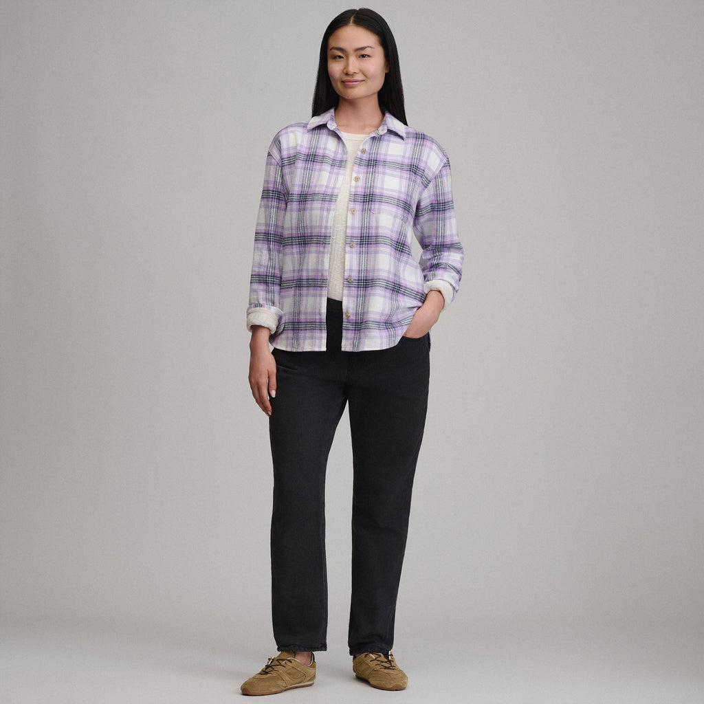 Women's Long-Sleeve Heritage Soft Boyfriend Flannel Shirt