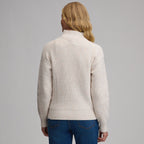 Women's Solid Mock-Neck Sweater