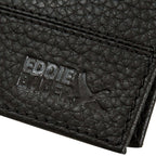 Rugged Leather Money Clip Bifold Wallet