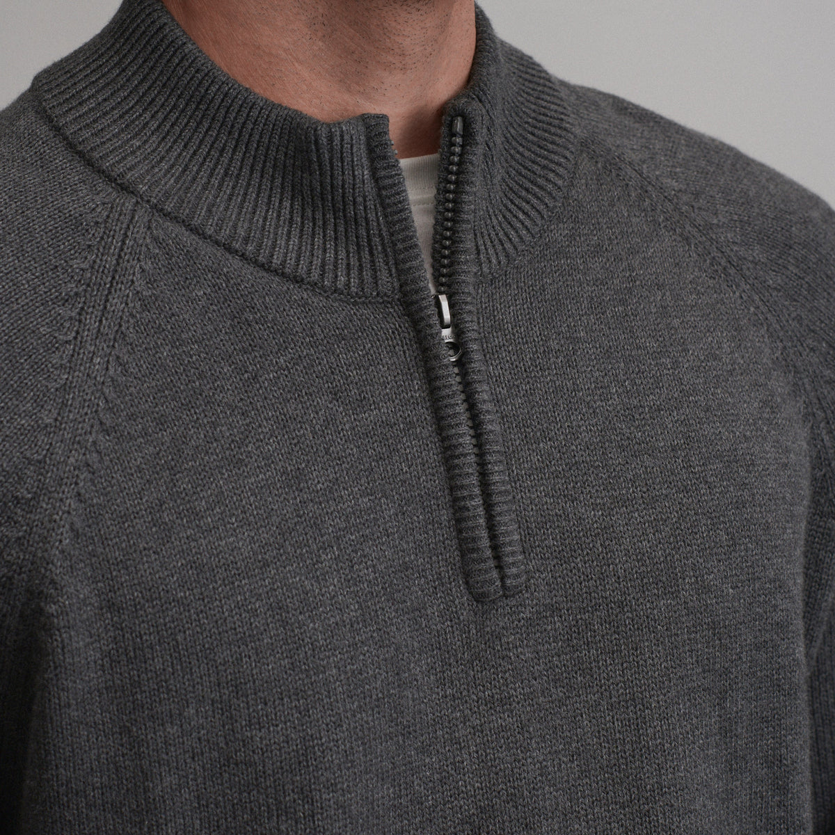 Men's Classic Quarter-Zip Sweater