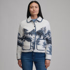 Women's Printed Fleece Jacket