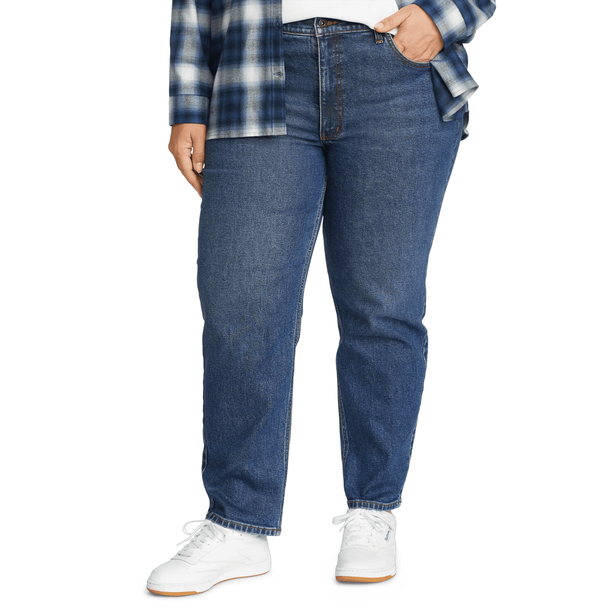 Women's Authentic High-Rise Straight Leg Jeans