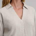 Women's Lounge V-Neck Thermal Crew