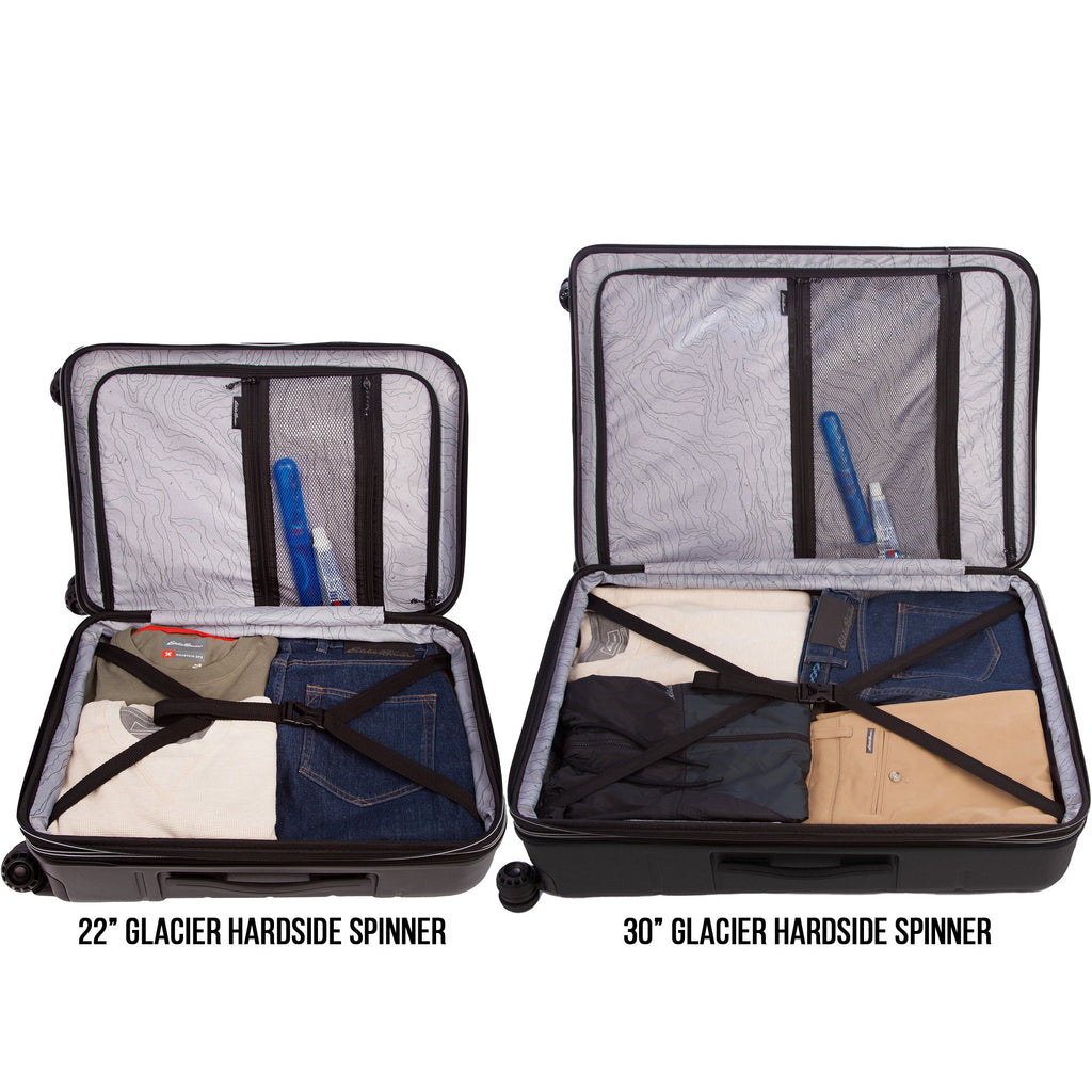 2 Pc Set Glacier Hardside Spinner (30" And 22")
