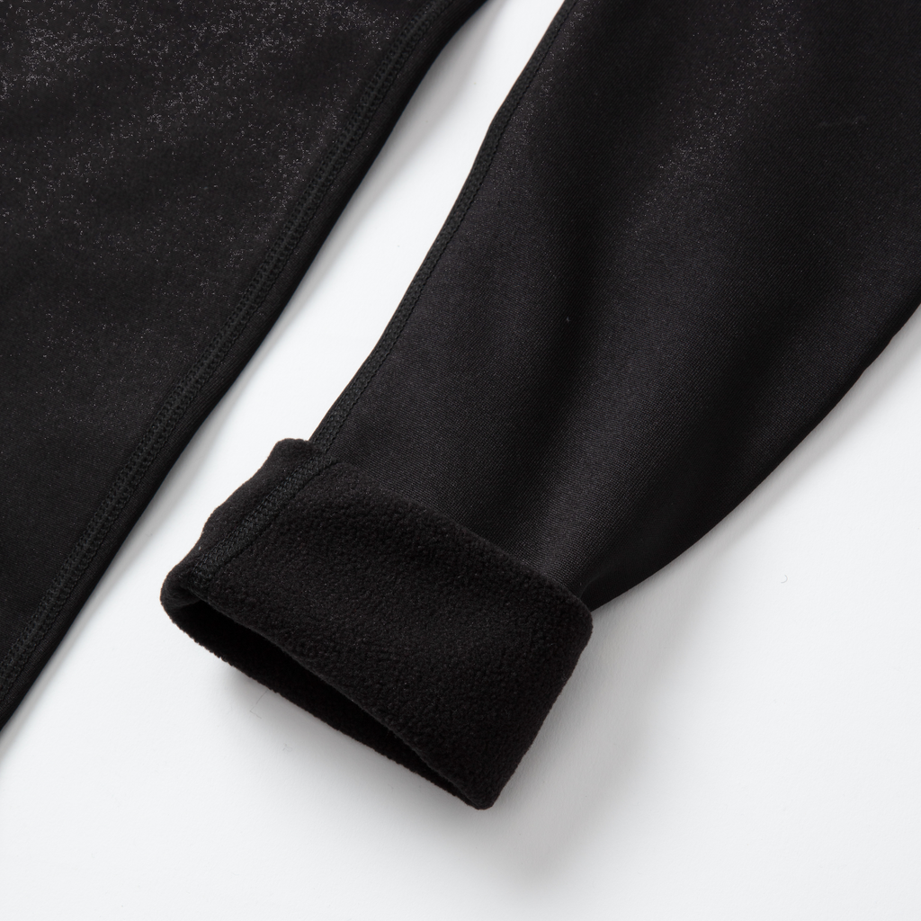 Girls Plush-Lined Leggings - Heather