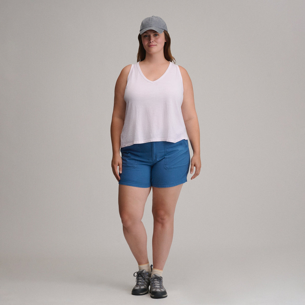 Women's Sunwashed Cotton V-Neck Tank