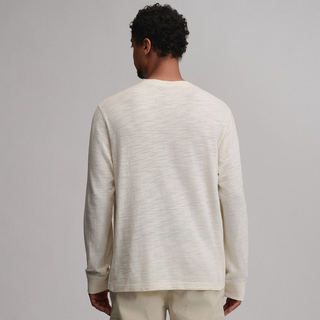 Men's Slub Jersey Henley