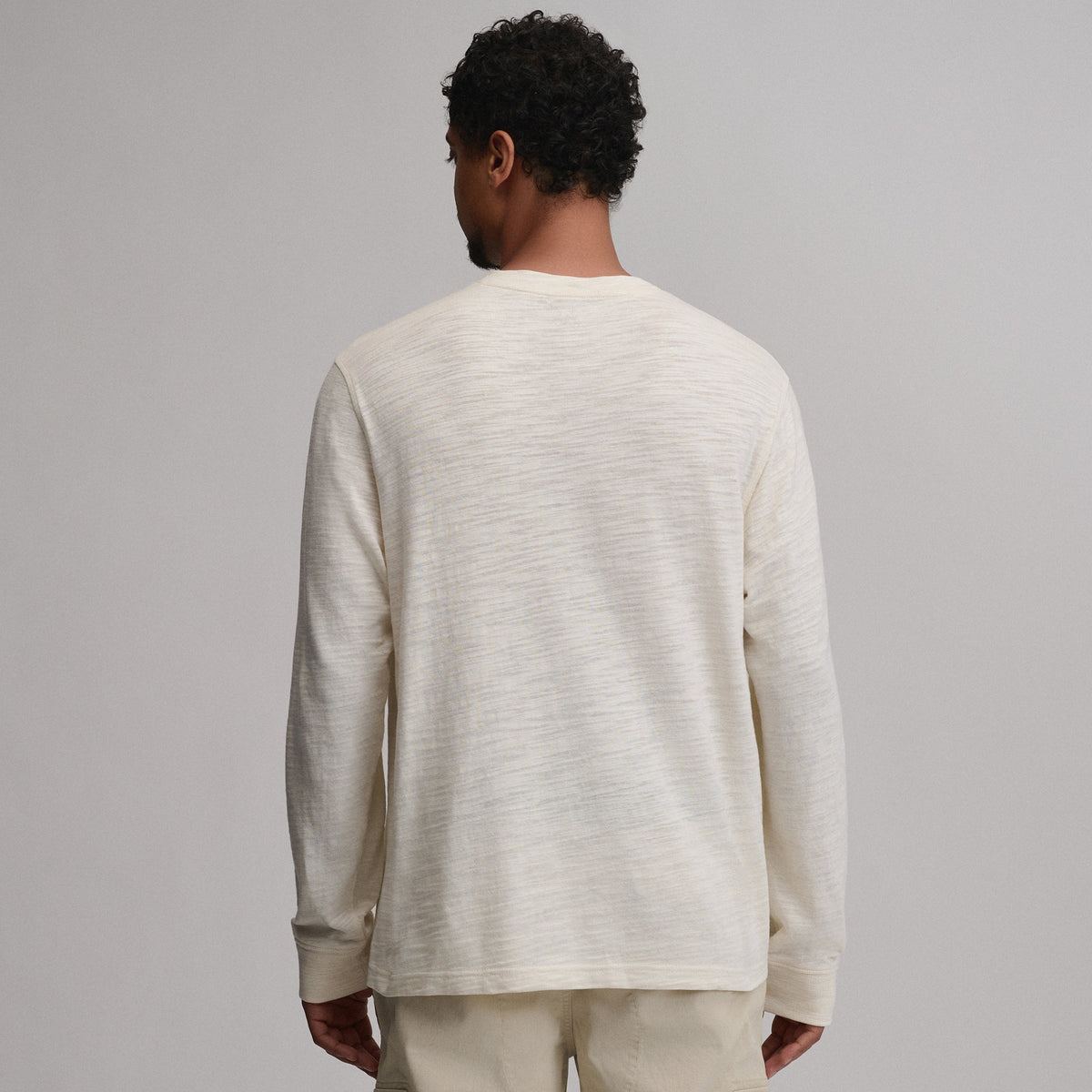 Men's Slub Jersey Henley