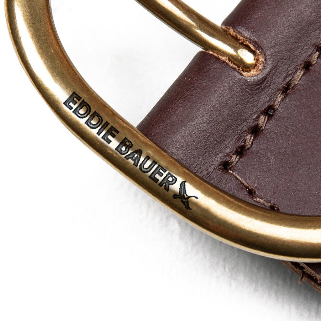 Women's Center Bar Woven Leather Belt