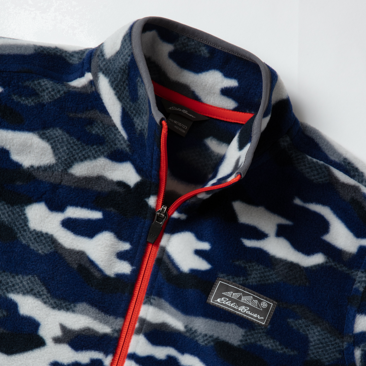 Boys Quest Fleece Full-Zip - Camo