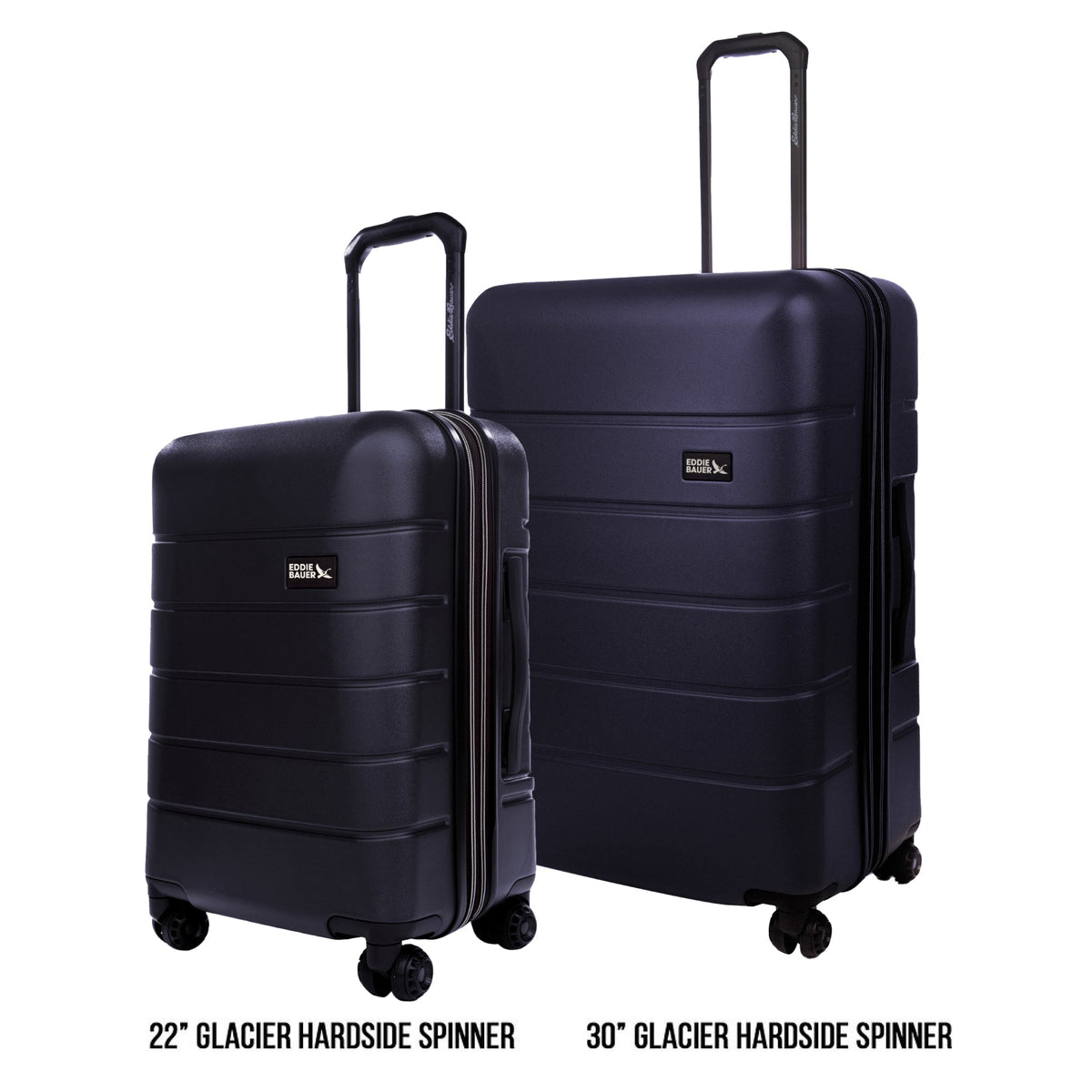 2 Pc Set Glacier Hardside Spinner (30" And 22")