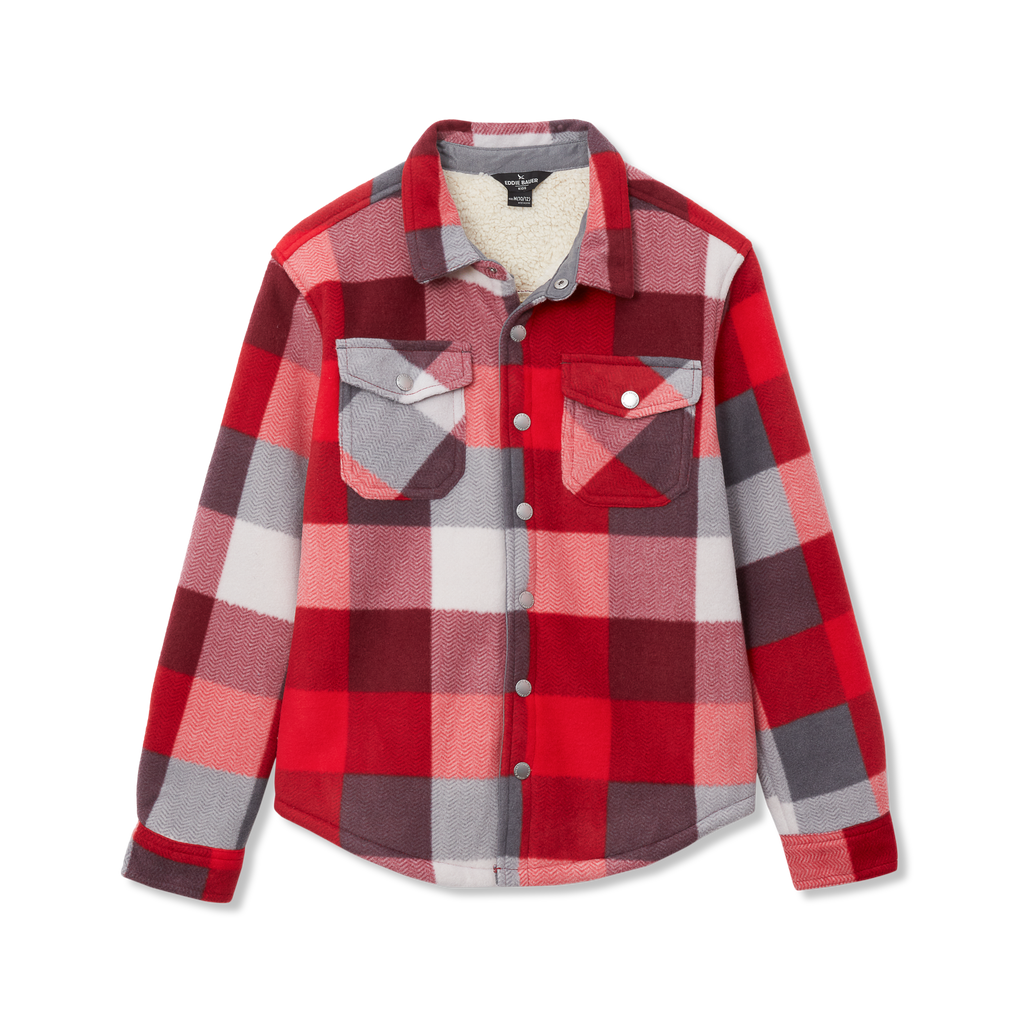 Boys Faux Shearling Shacket