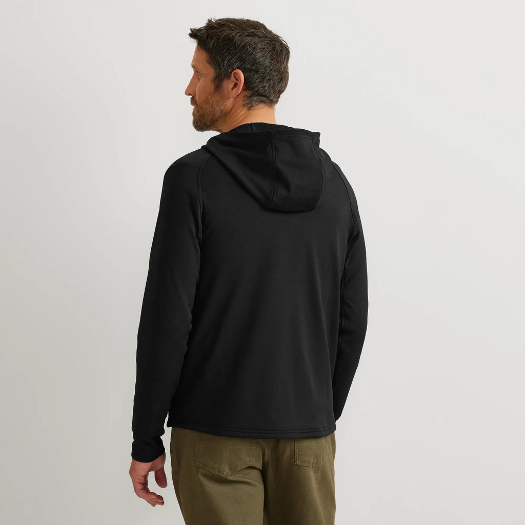 Men's High Route Grid Fleece-Lined Full-Zip Hoodie
