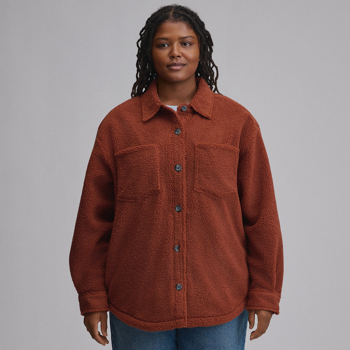 Women's Fleece Shirt Jacket