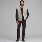 Men's Holiday Festive Shawl-Neck Sweater