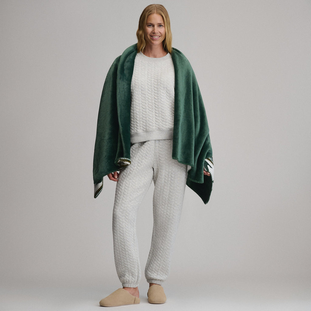 Women's Quilted Crew