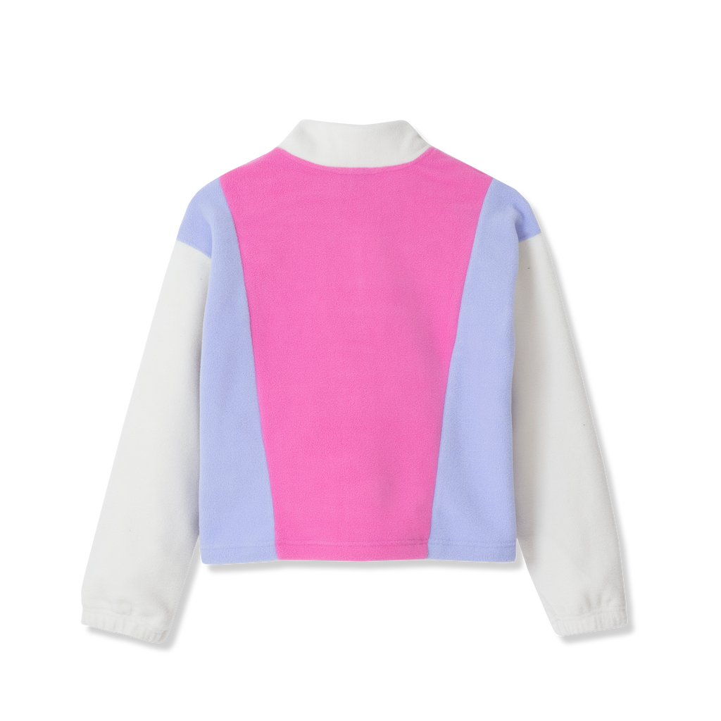 Girls Quest Fleece Colorblock Full Zip Jacket