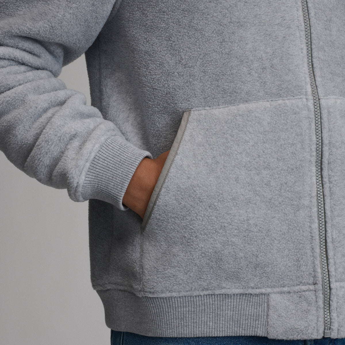 Men's Authentic Outdoor Fleece Full-Zip Pullover
