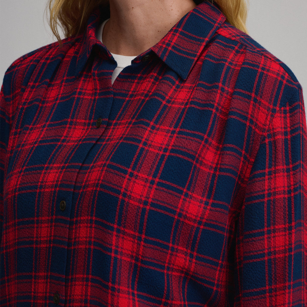 Women's Long-Sleeve Softened Button-Down Shirt