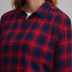 Women's Long-Sleeve Softened Button-Down Shirt