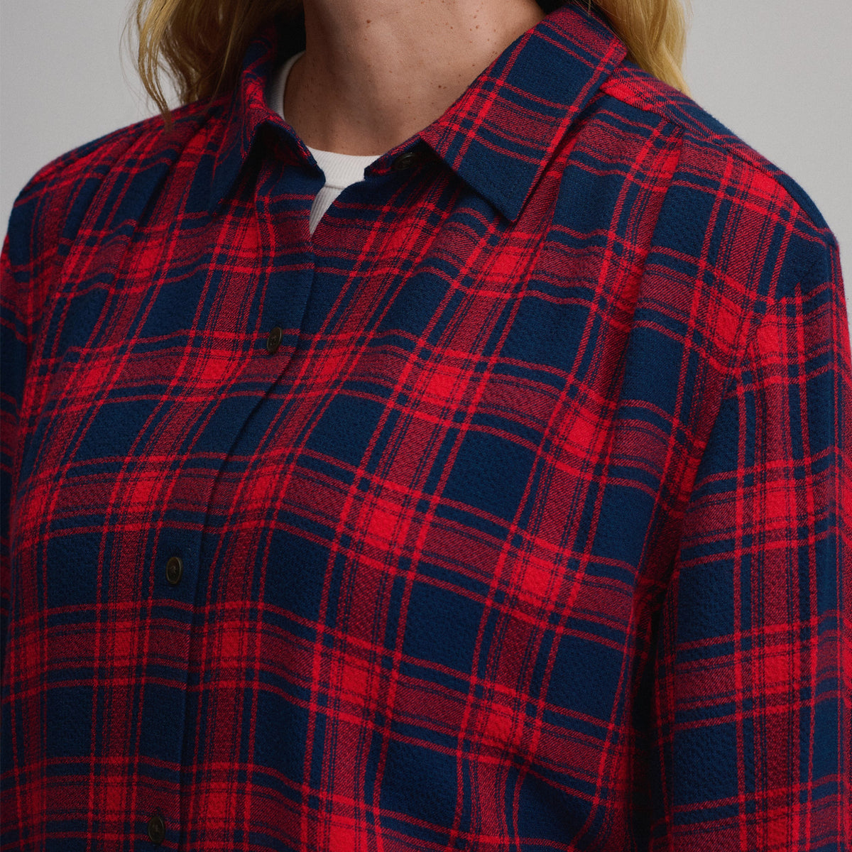 Women's Long-Sleeve Softened Button-Down Shirt