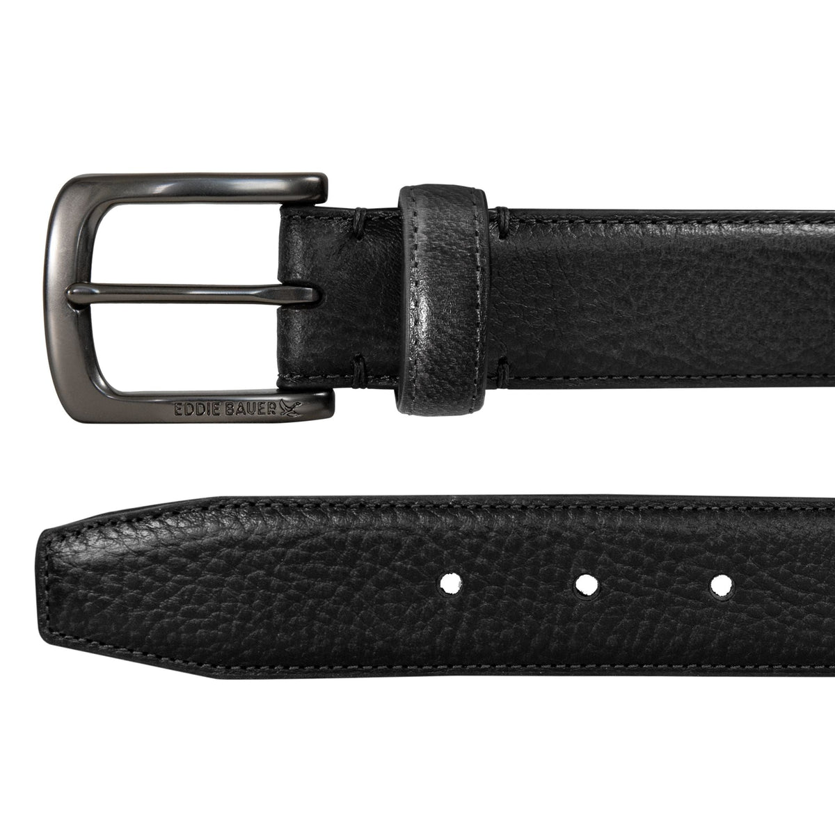 Men's Classic Feather Edge Leather Belt