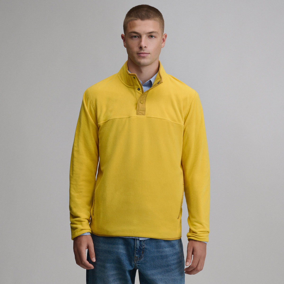Men's Chutes Fleece Snap Mock Pullover