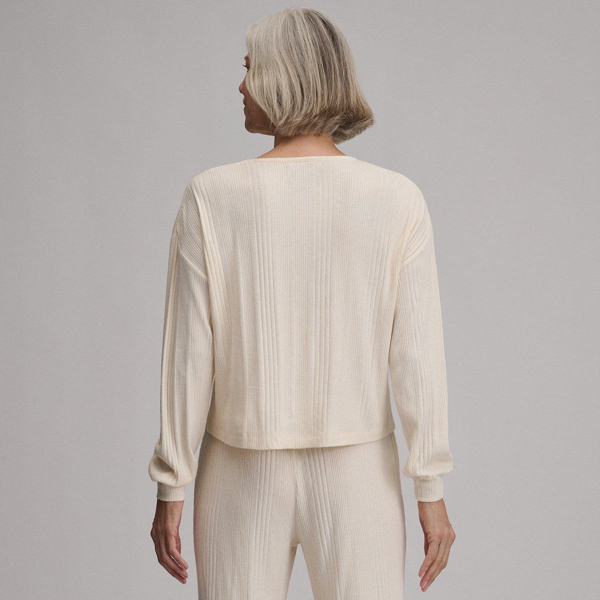 Women's Long-Sleeve Cozy Rib Crew