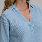 Women's Lounge V-Neck Thermal Crew