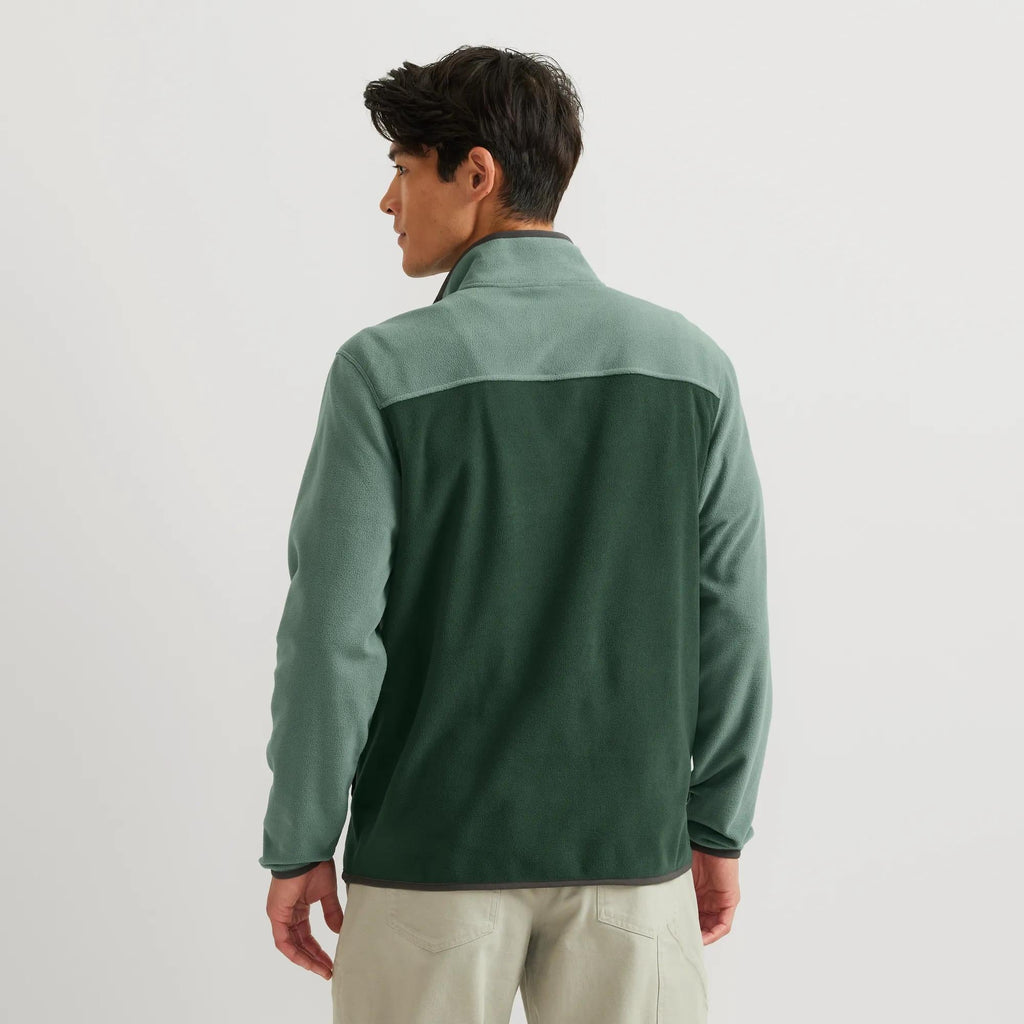 Men's Chutes Fleece Snap Mock Pullover