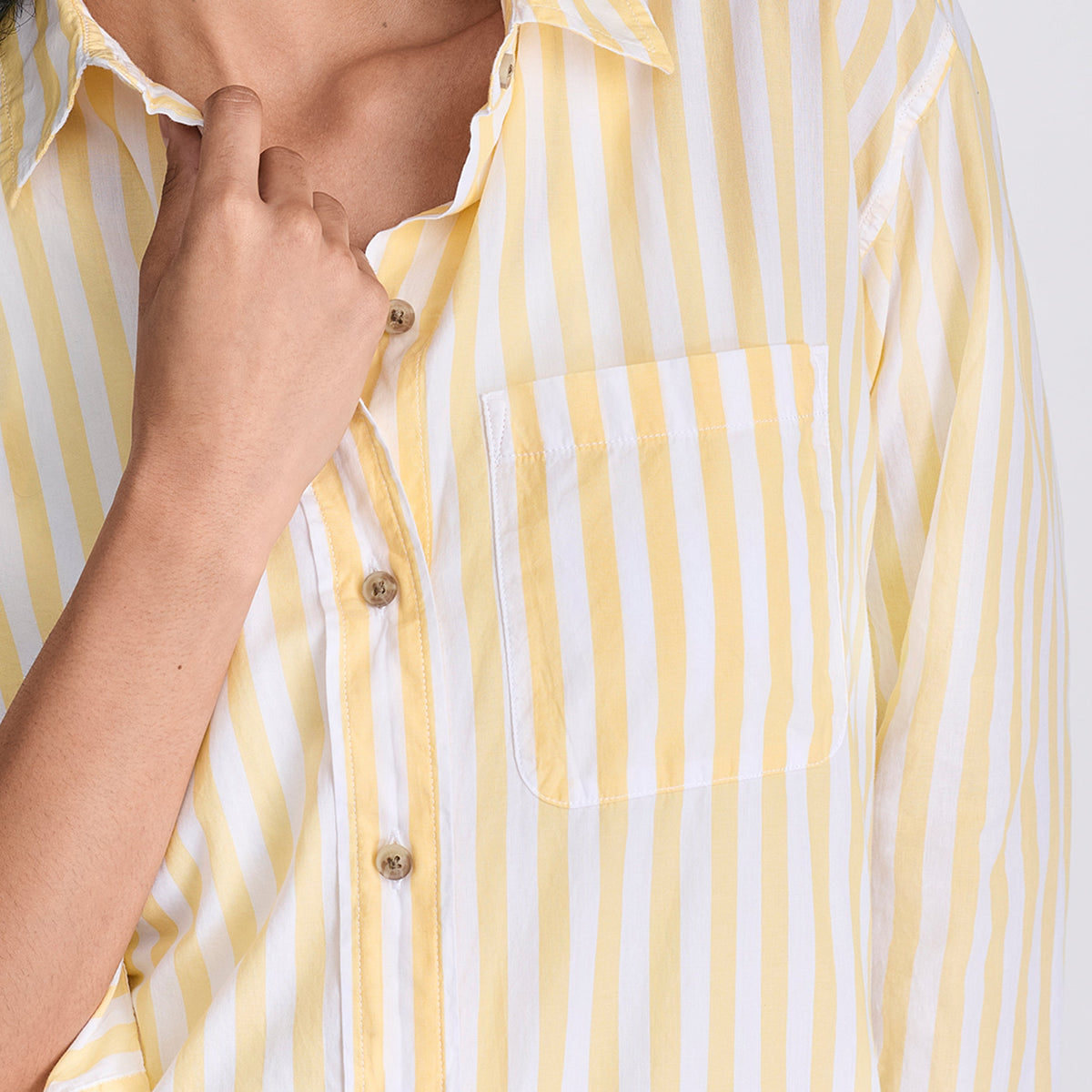 Women's Poplin Button Down Shirt