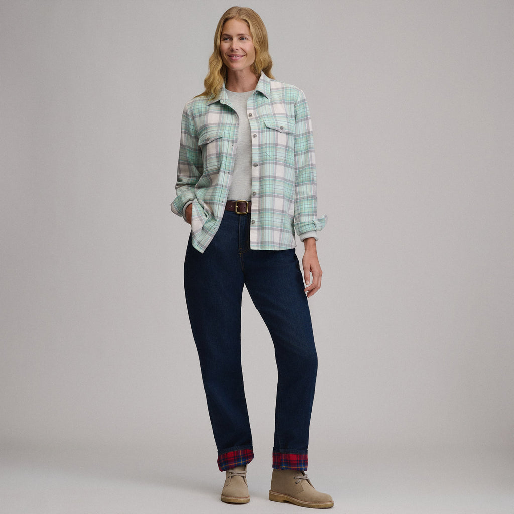Women's Long-Sleeve Heritage Soft Classic Flannel Shirt