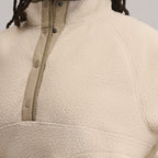 Women's Plush Fleece Snap-Mock Pullover