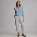 Women's Lounge V-Neck Thermal Crew