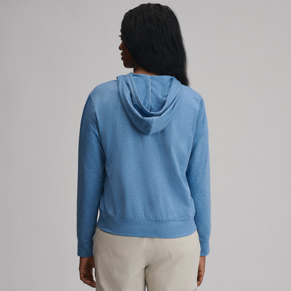 Women's Long-Sleeve Train Ascent Full-Zip Hood Pullover