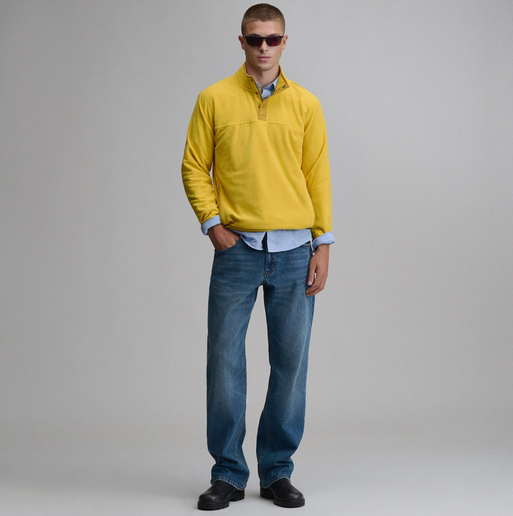 Men's Chutes Fleece Snap Mock Pullover