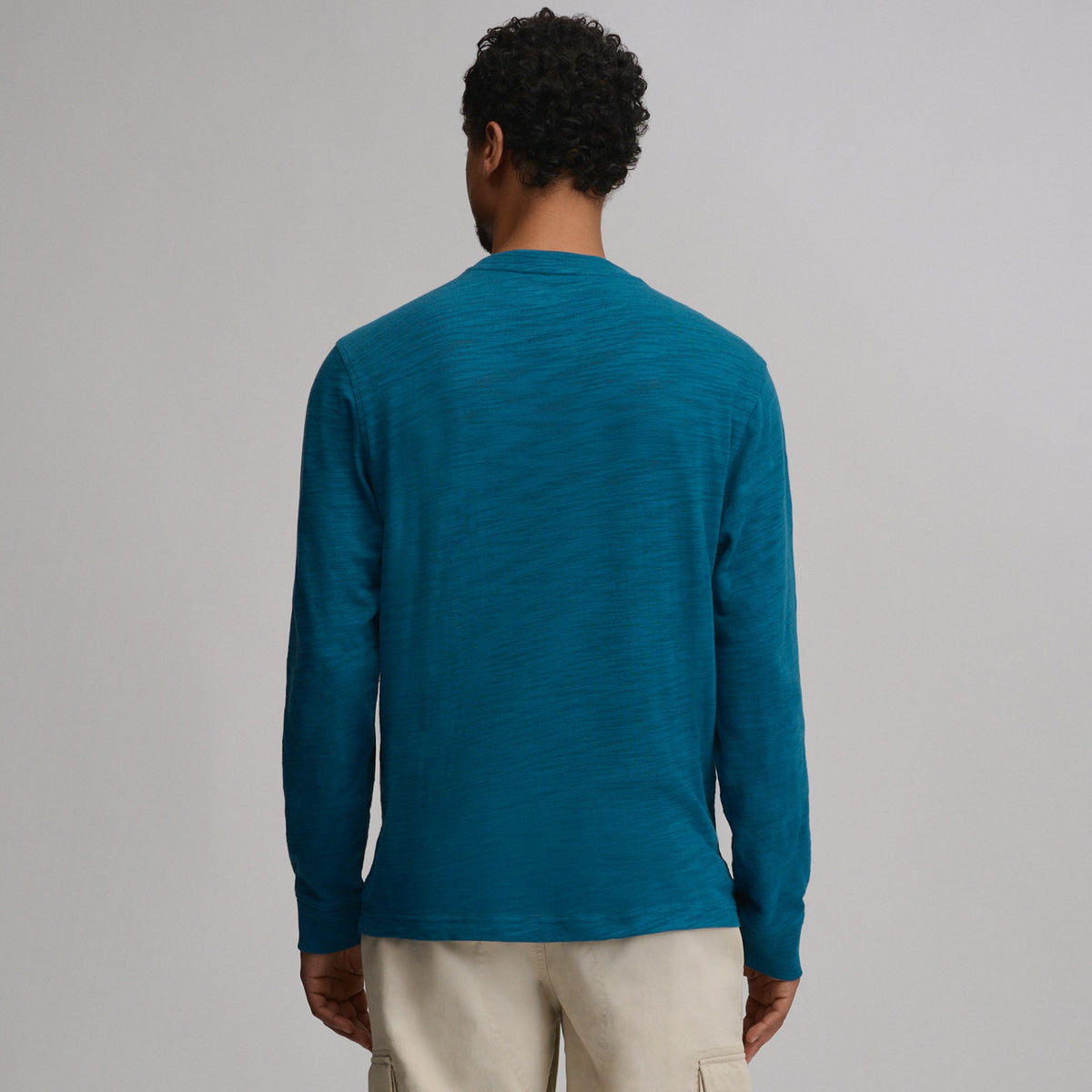 Men's Slub Jersey Henley