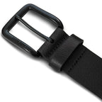 Men's Matte Leather Jean Belt