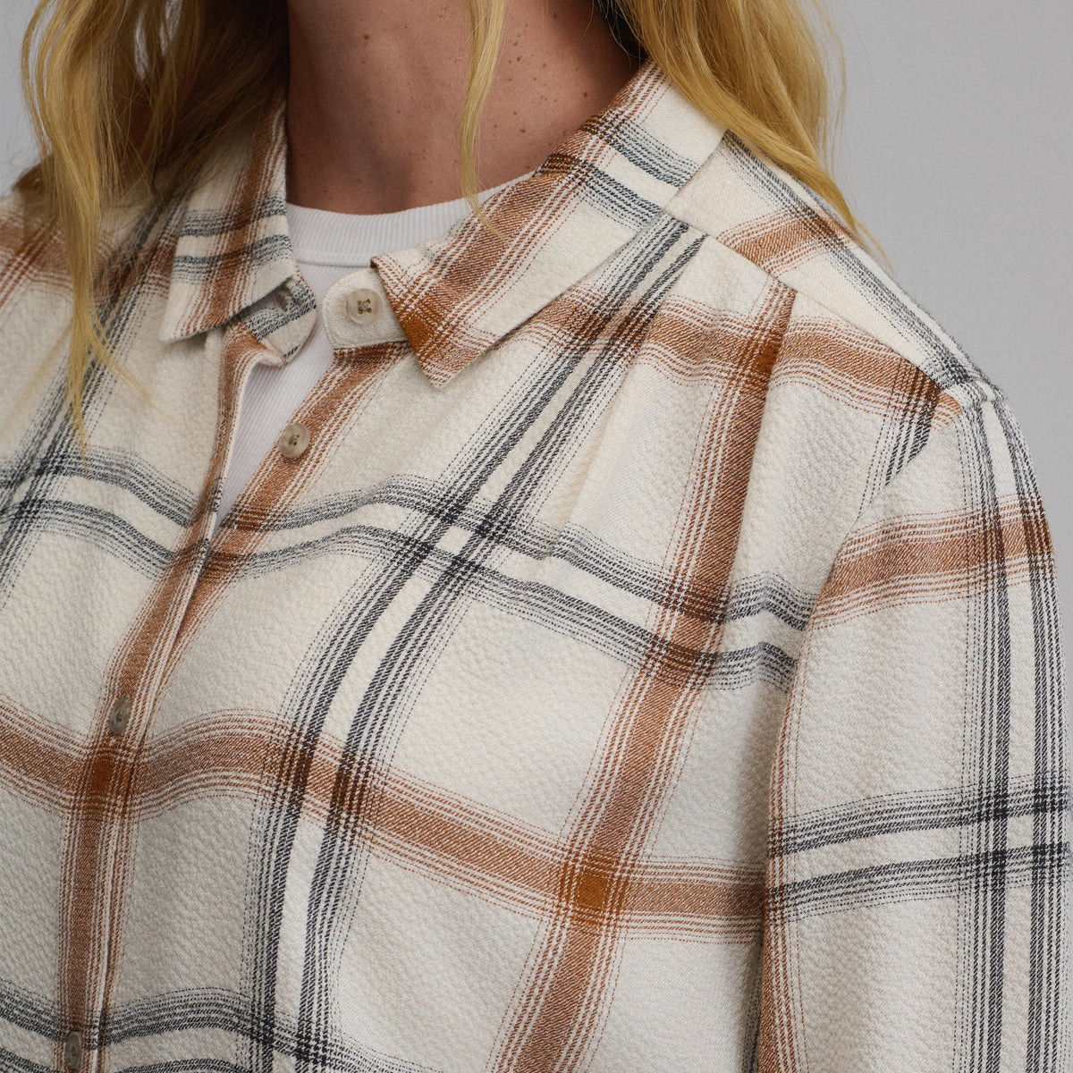 Women's Long-Sleeve Softened Button-Down Shirt