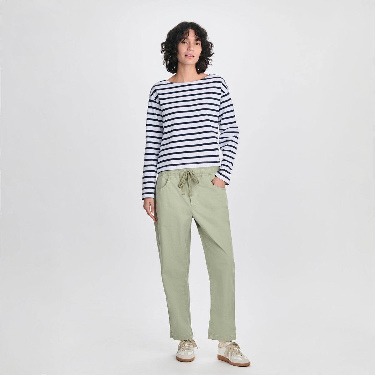 Women's Sailor Bateau Neck T-Shirt