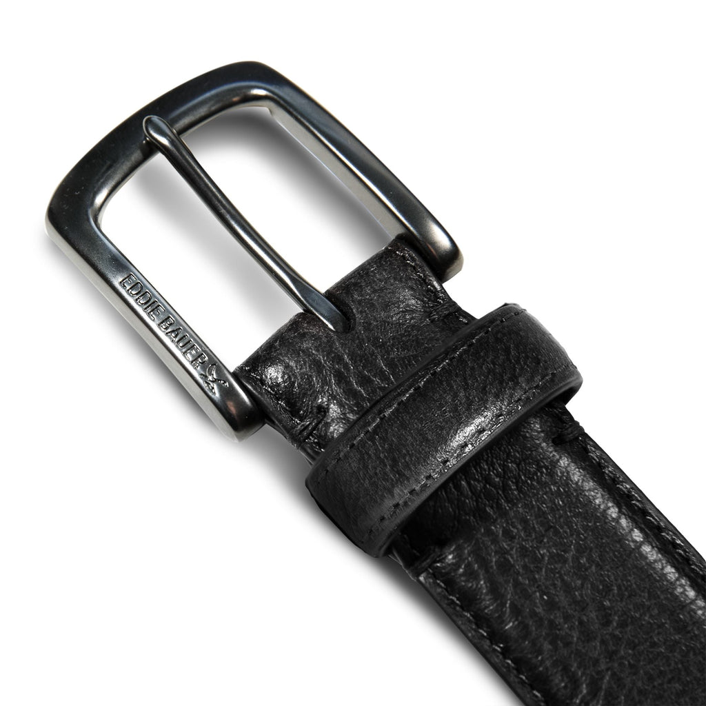 Men's Classic Feather Edge Leather Belt