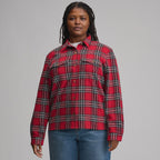 Women's Long-Sleeve Heritage Soft Classic Novelty Flannel Shirt