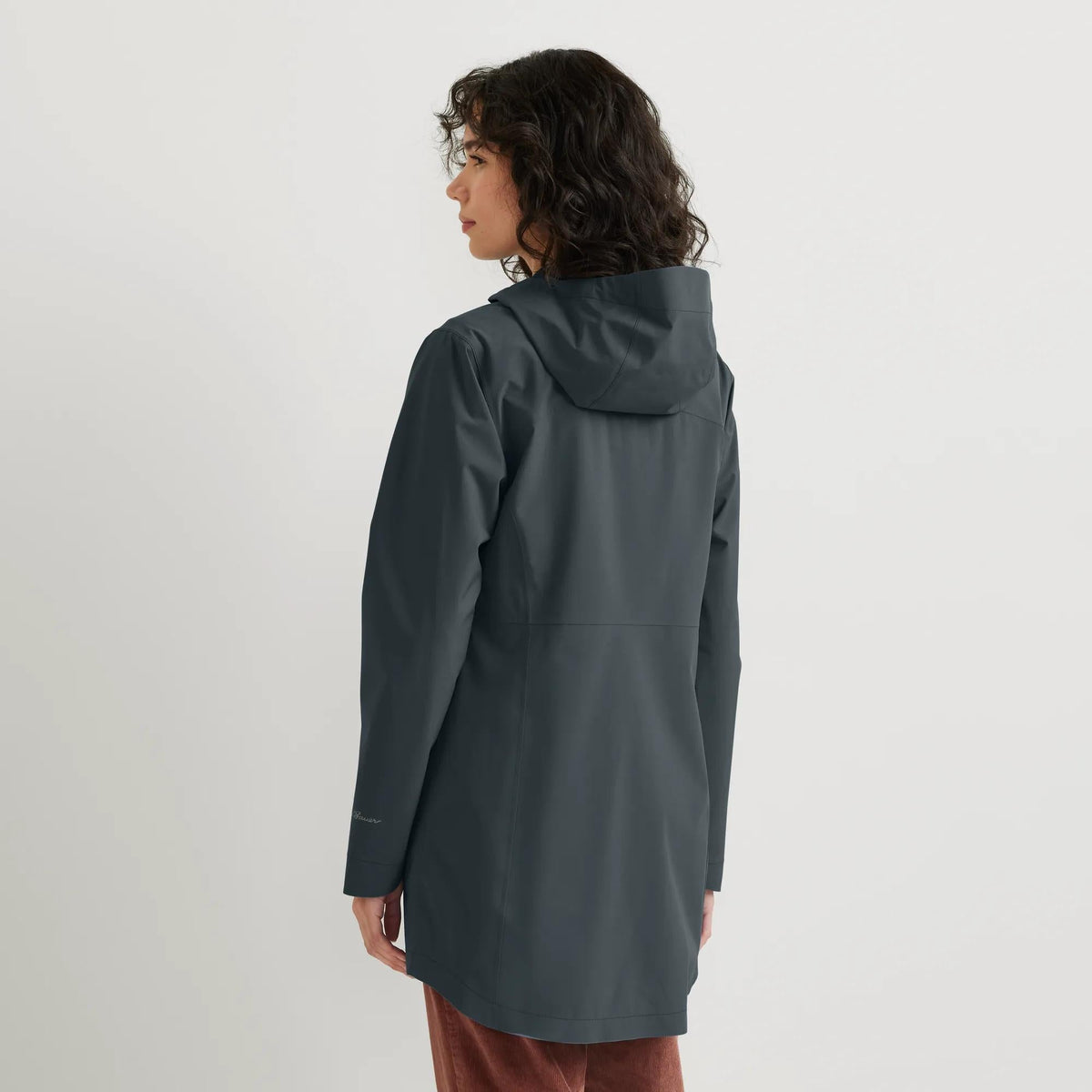 Women's Cloud Cap Waterproof Stretch Hooded Rain Parka