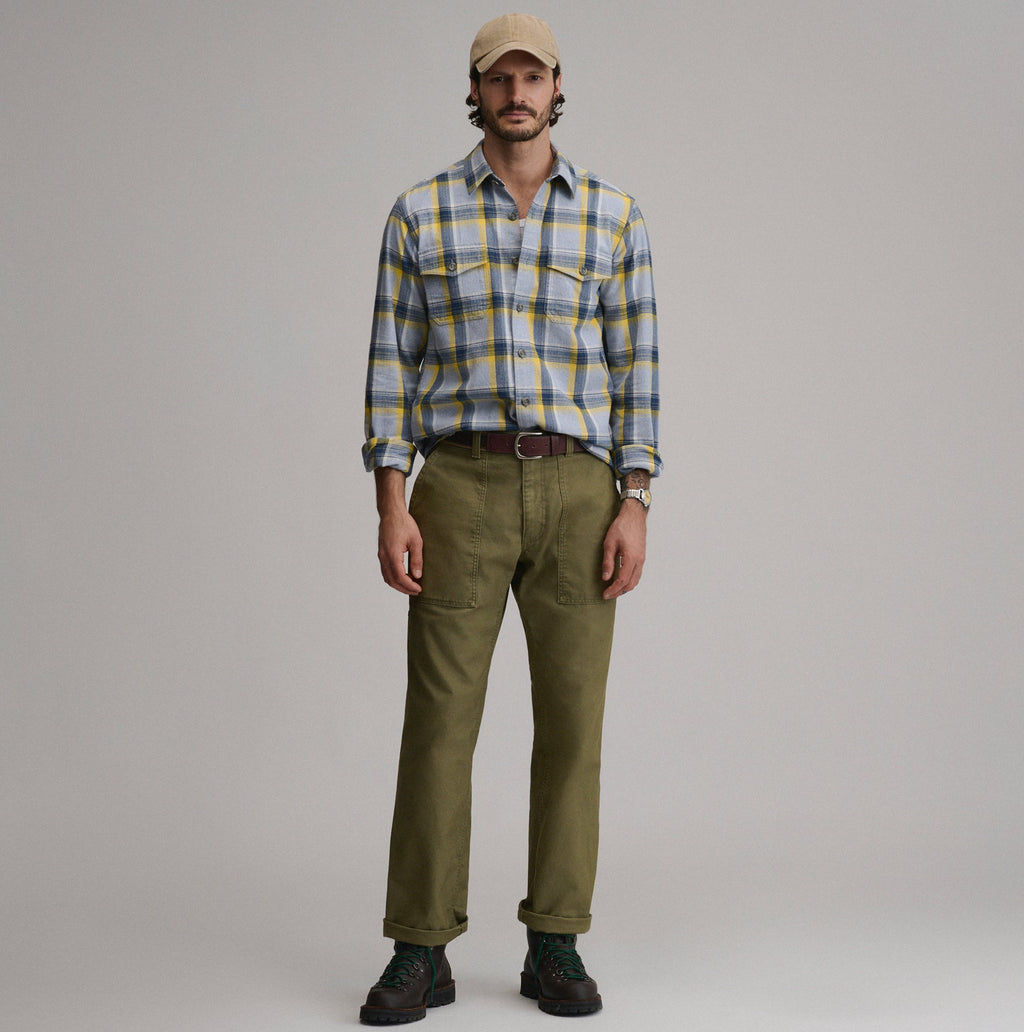 Men's Long-Sleeve Eddie's Cabin Shirt - Jaspe Flannel
