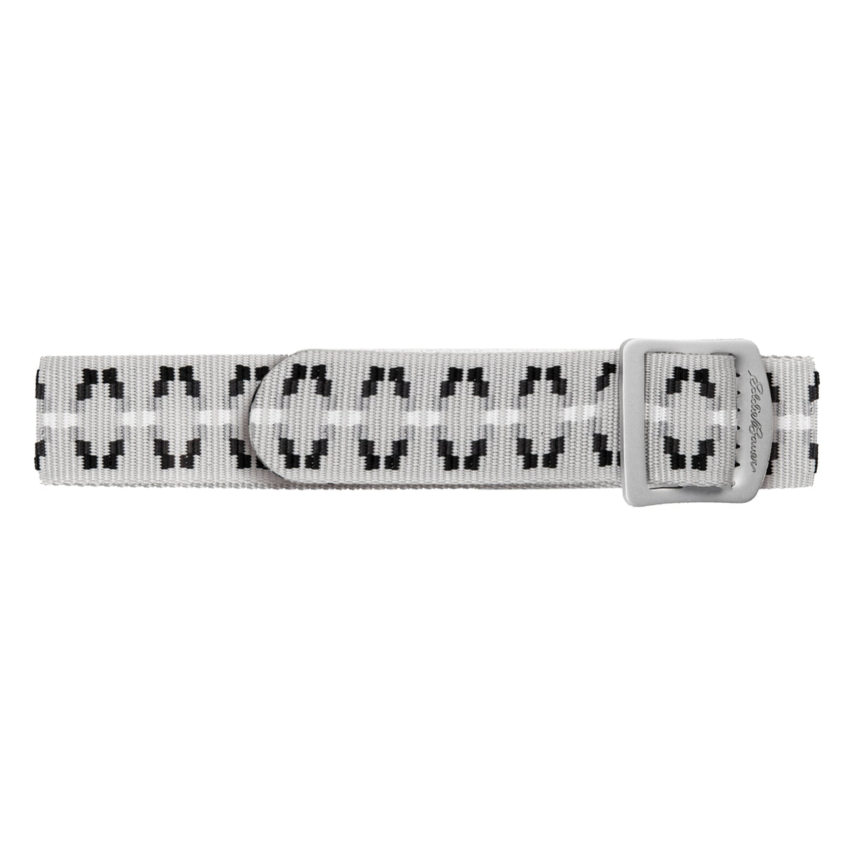 Women's Cascade Webbing Belt With Engraved Metal Buckle