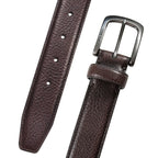 Men's Classic Feather Edge Leather Belt
