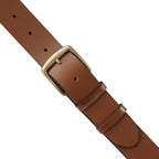 Women's Double Keeper Leather Jean Belt