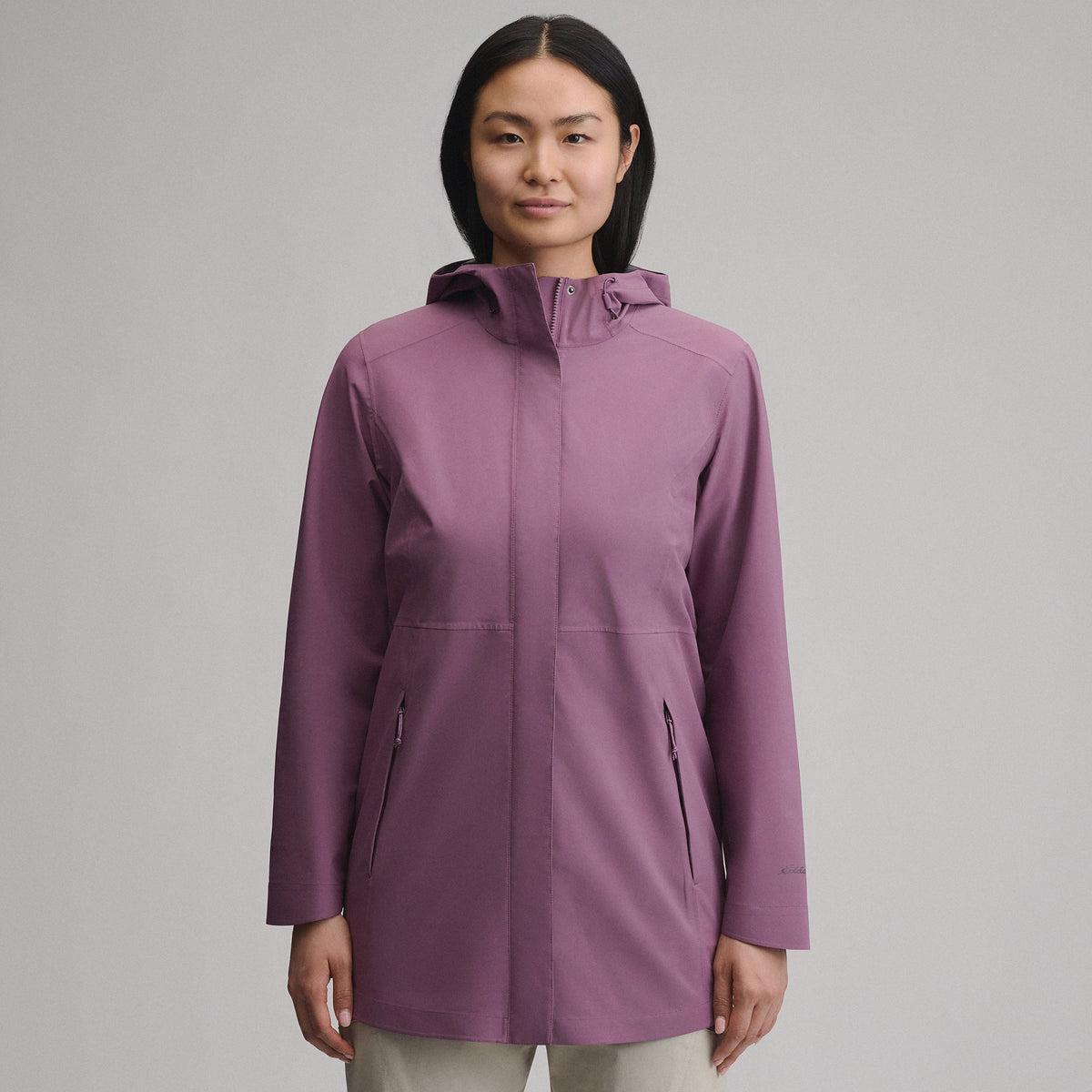 Women's Cloud Cap Waterproof Stretch Hooded Rain Parka