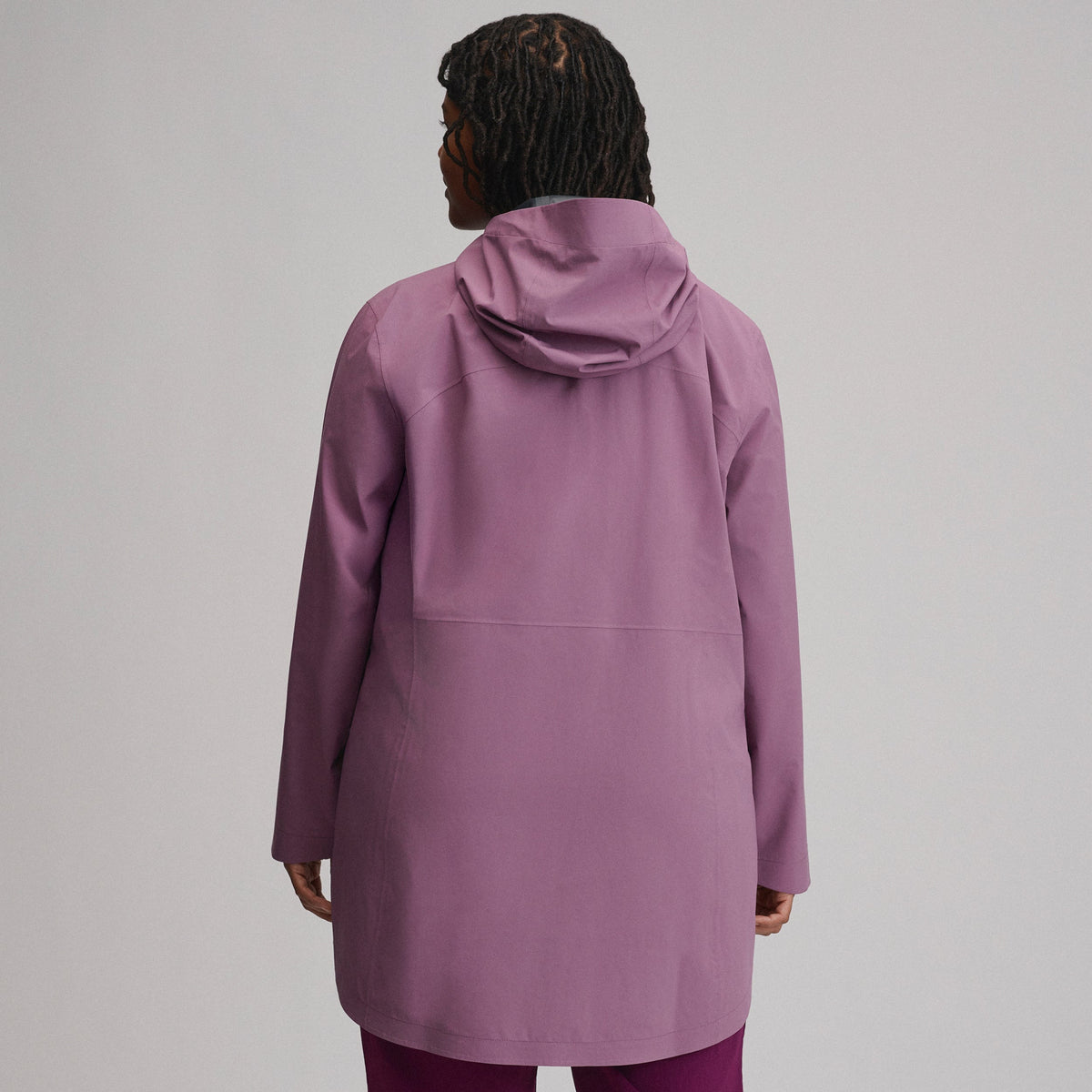Women's Cloud Cap Waterproof Stretch Hooded Rain Parka